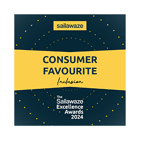 Consumer Favourite Award for Inclusion at the Sailawaze Excellence Awards 2024